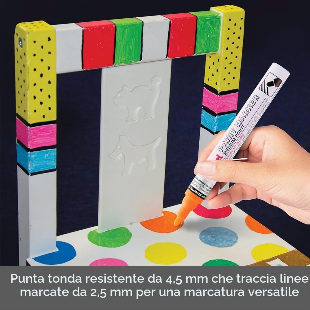 pentel-mmp10-paint-marker-punta-media-4-5-mm-bianco-12-pz image 3