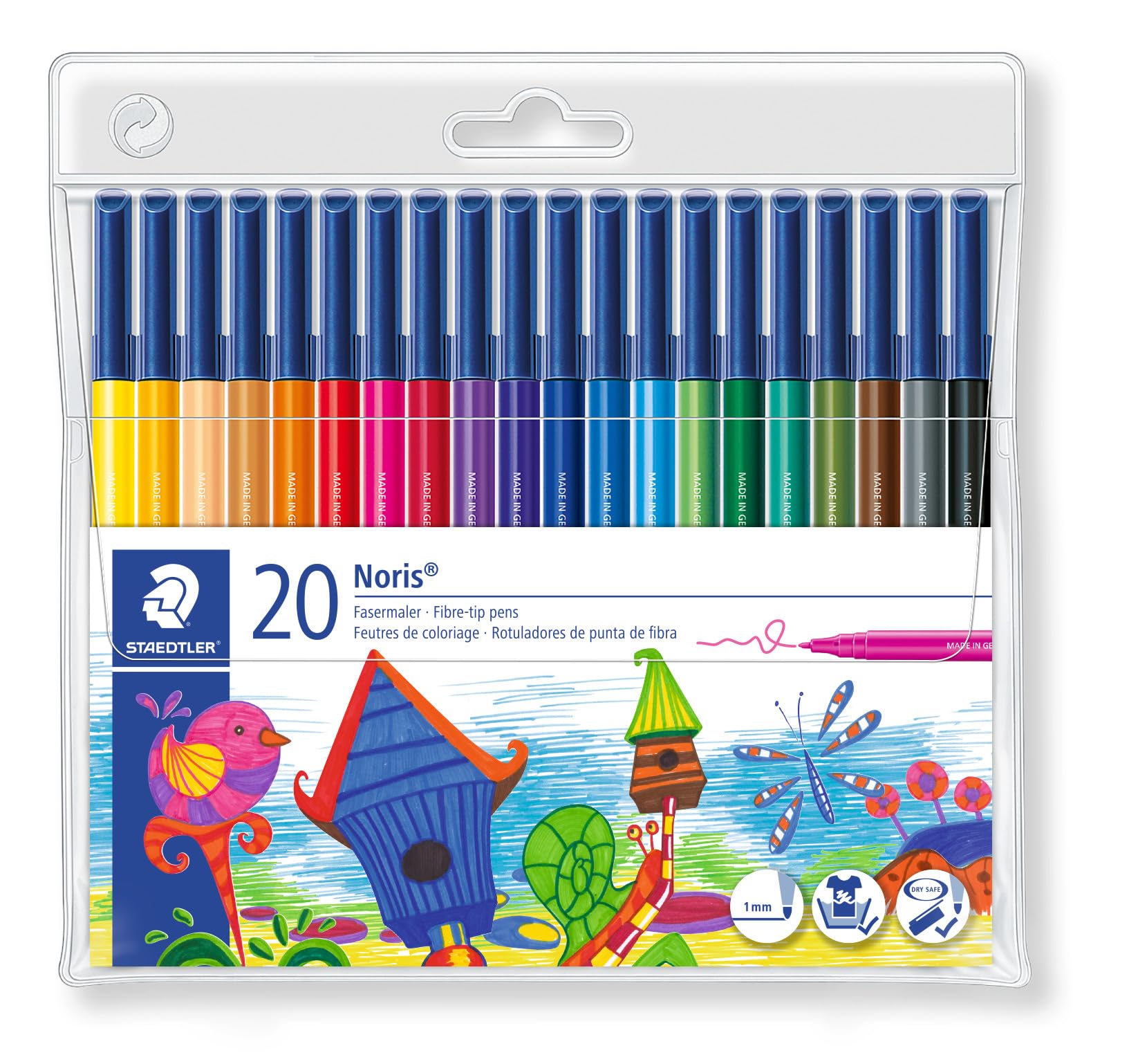 staedtler-noris-club-326-wp10-penna-con-punta-sintetica-confezione-10-pezzi image 2