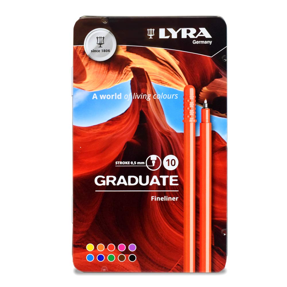 lyra-graduate-fineliner-0-5-mm-barattolo-50-pezzi-12-colori image 4