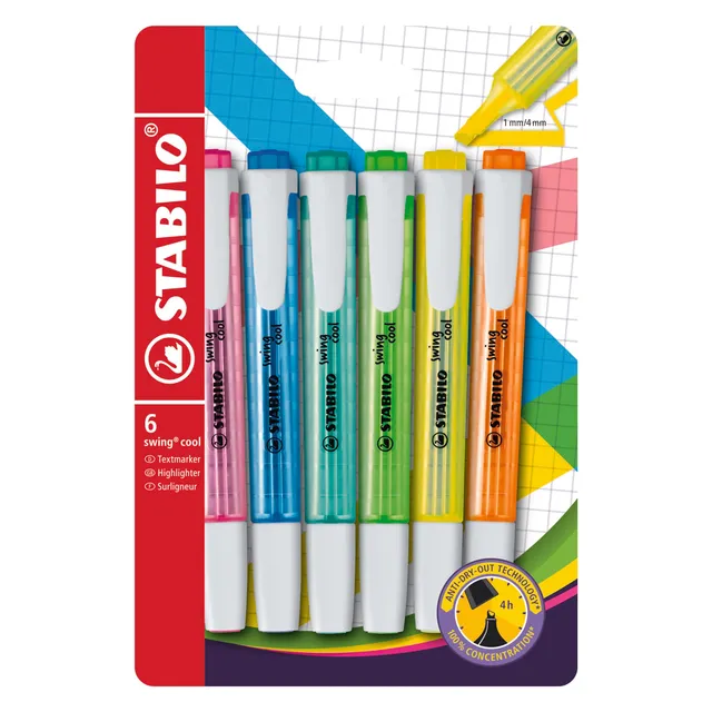 stabilo-swing-cool-evidenziatore-tascabile-punta-doppia-1-4-mm image 1