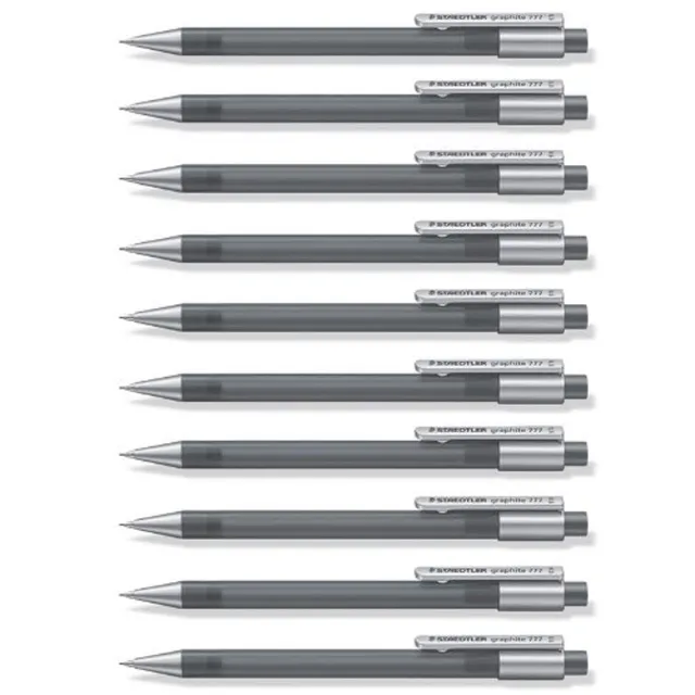 staedtler-mars-777-05-8-portamine-0-5-mm-grigio-mina-b-pacco-da-10 image 1