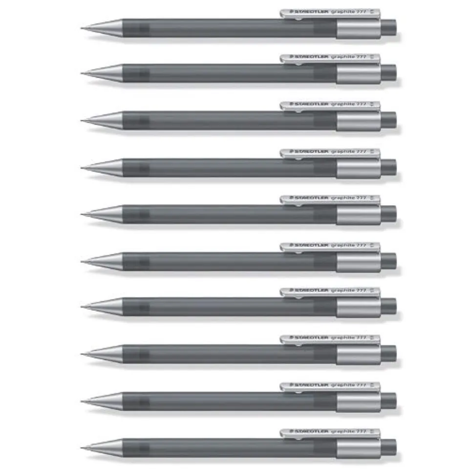 staedtler-mars-777-05-8-portamine-0-5-mm-grigio-mina-b-pacco-da-10 image 1