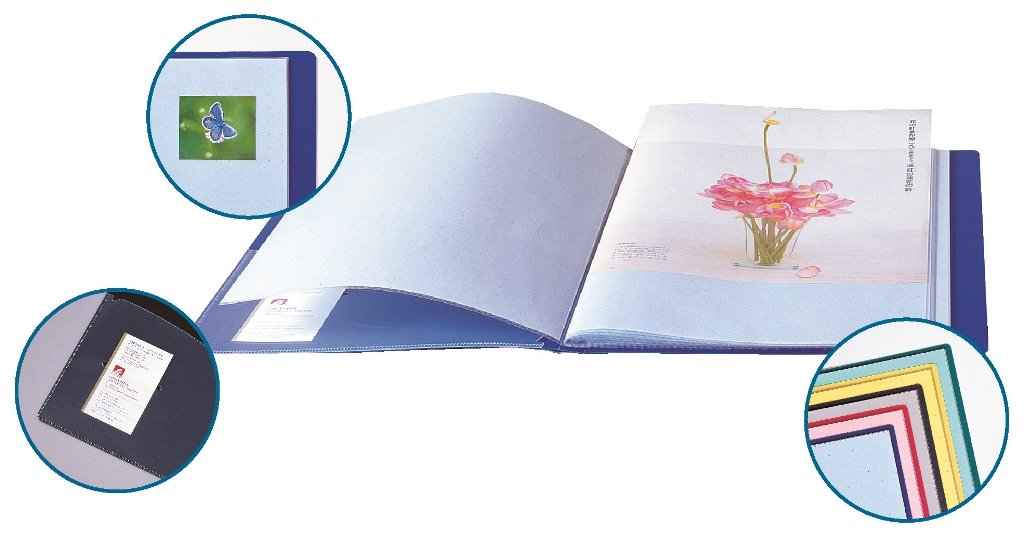 pentel-recycology-dcf142-portalistino-display-book-superior-a4-20-buste-rosso image 2