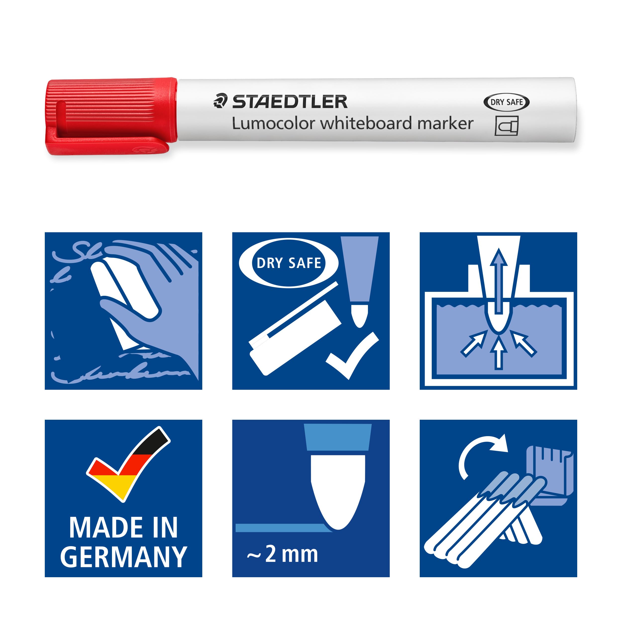 staedtler-lumocolor-351-pennarelli-lavagna-bianca-punta-tonda-2-0-mm-10-colori image 7