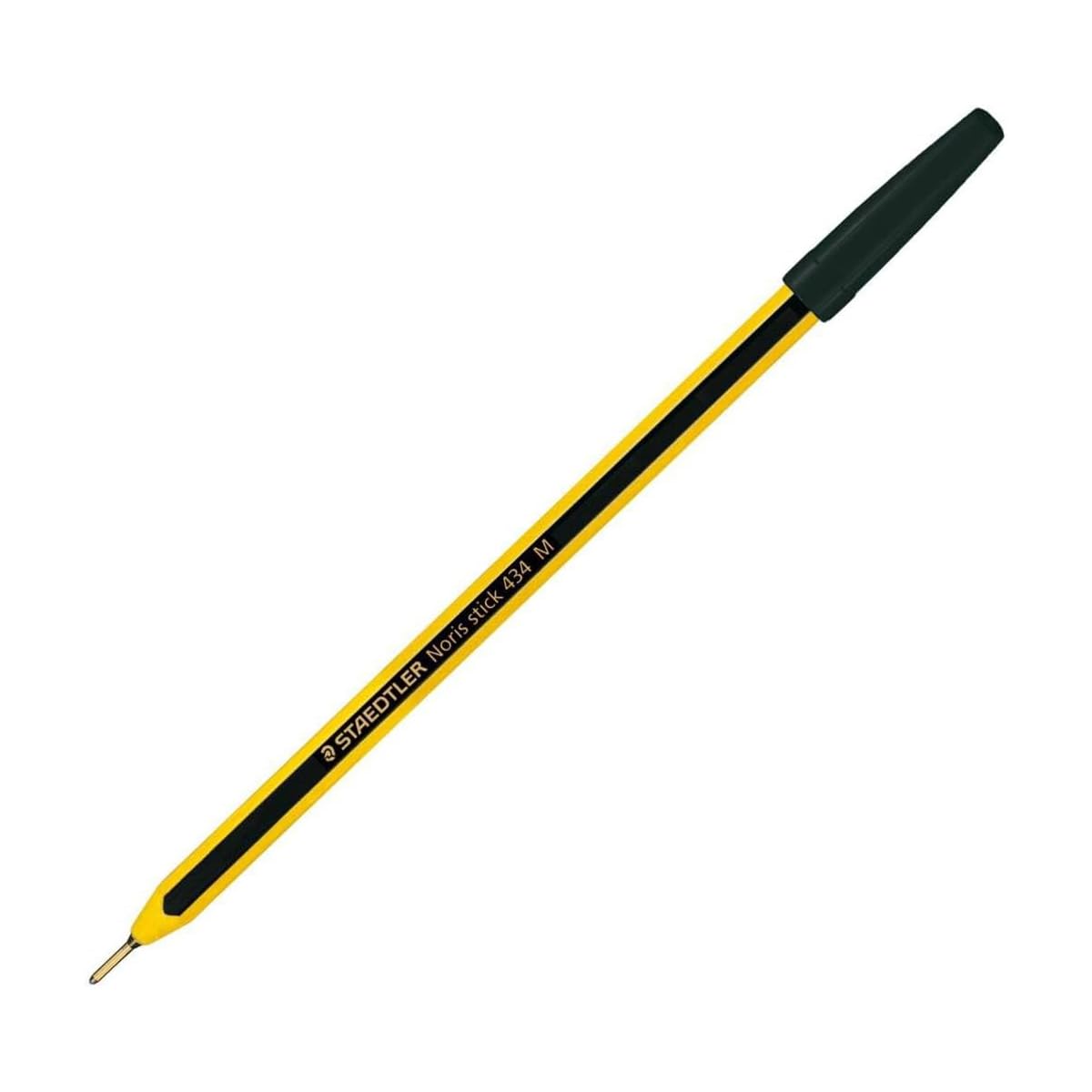 staedtler-noris-stick-434-09-penna-a-sfera-1-mm-confezione-da-20-nero image 1