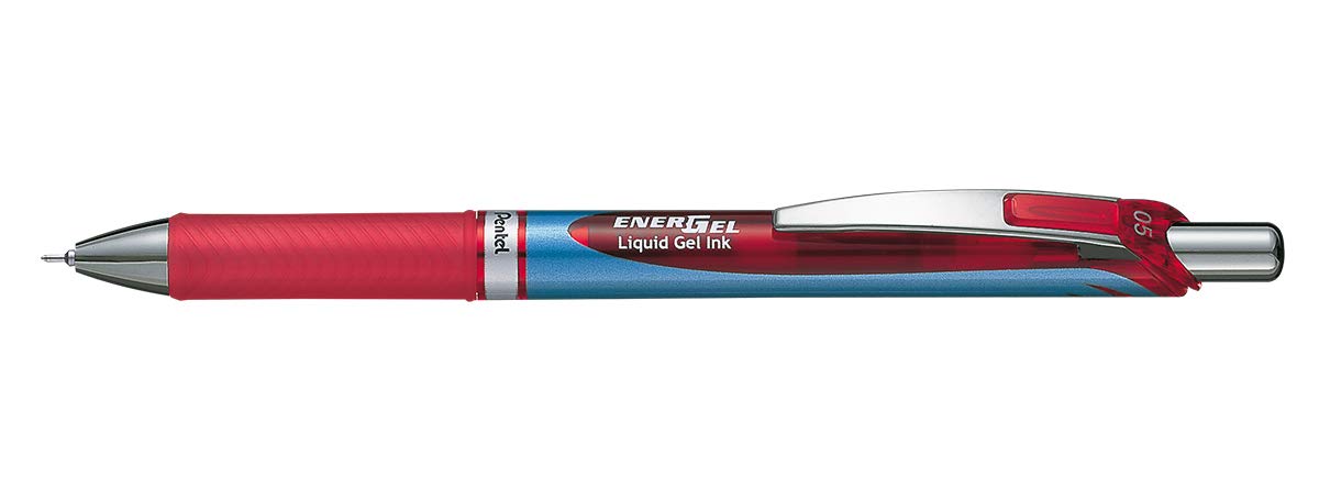 pentel-energel-xm-click-bln75-0-5-mm-rosso-taschina-4-pz image 2