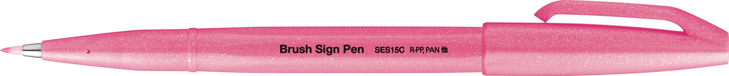 pentel-brush-sign-pen-ses15c-fluo-punta-flessibile-3-colori-fluorescenti image 3