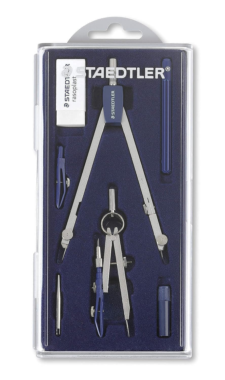 staedtler-559-c07-mars-comfort-set-compasso-ottone-con-accessori-e-custodia image 1