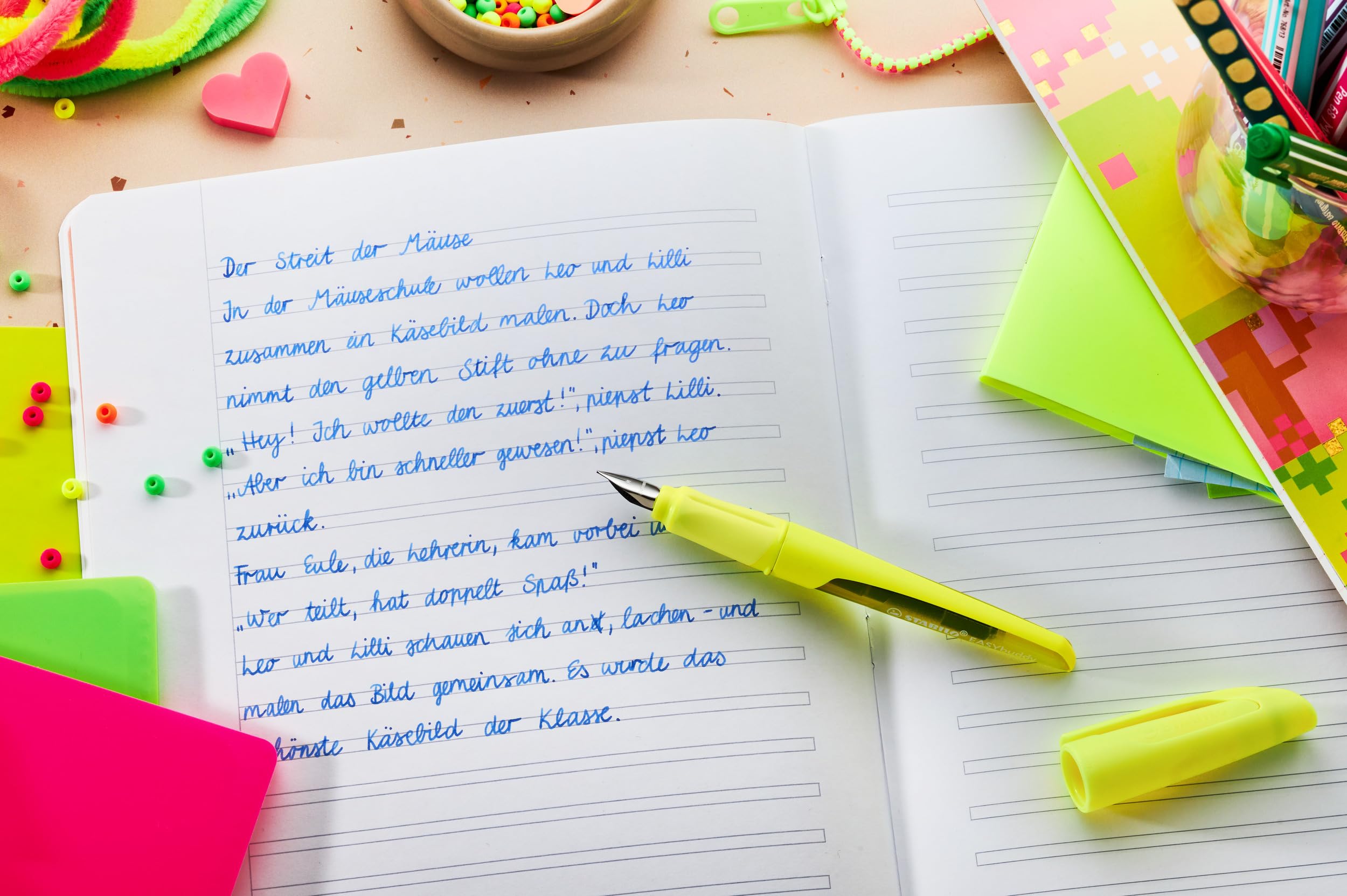 stabilo-easybuddy-neon-penna-stilografica-ergonomica-per-bambini image 6