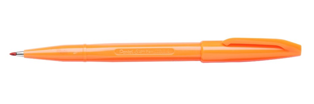 pentel-s520-sign-pen-pennarello-punta-fibra-blu-confezione-12-pezzi image 7