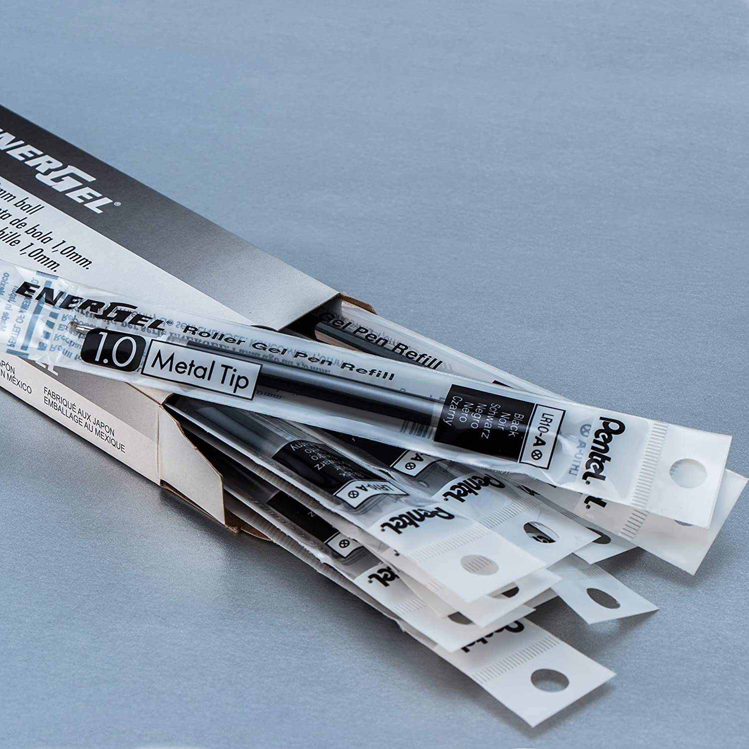 pentel-lr10-refill-energel-1-0-mm-nero-12-pezzi image 6