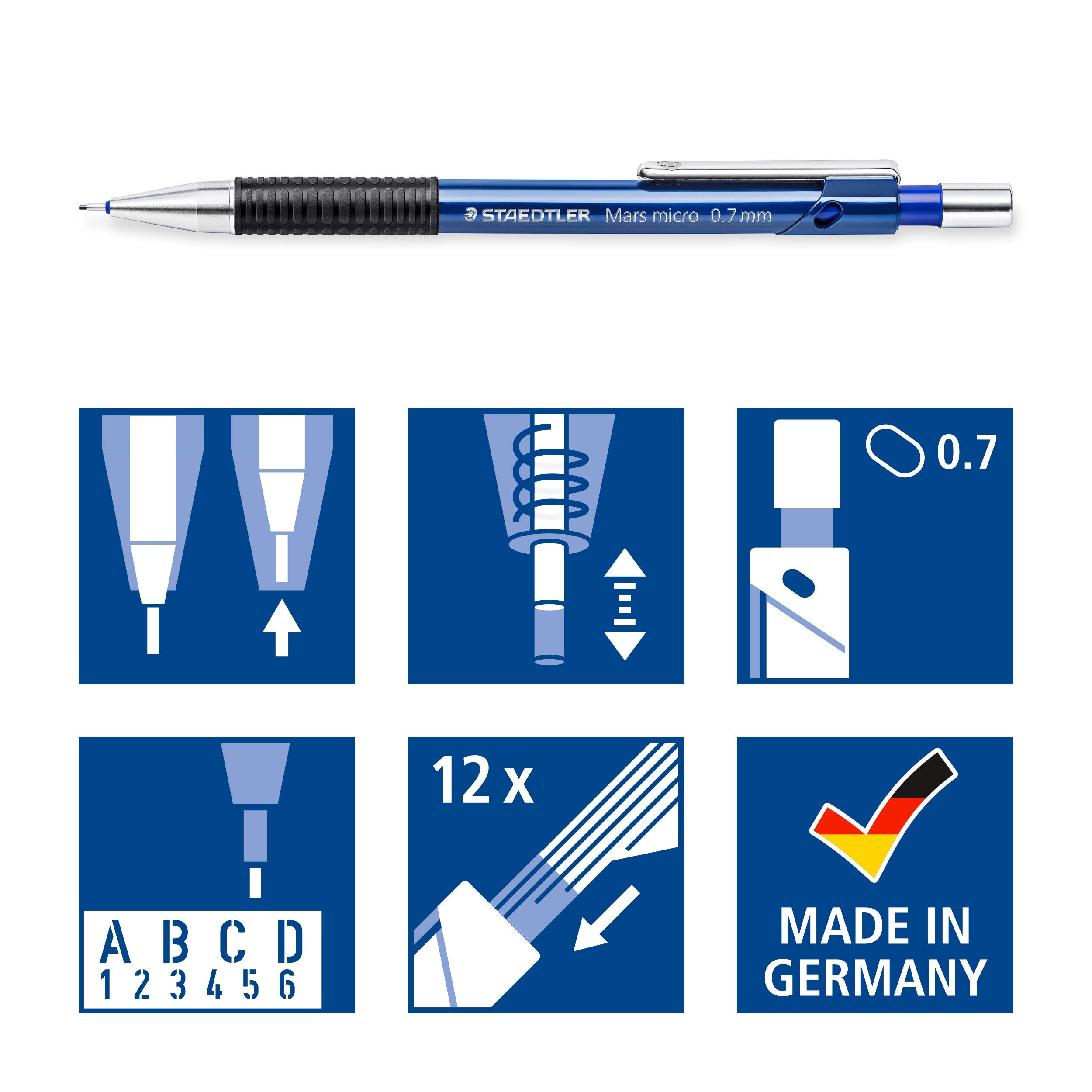 staedtler-mars-micro-775-portamine-0-7-mm-con-gomma image 5
