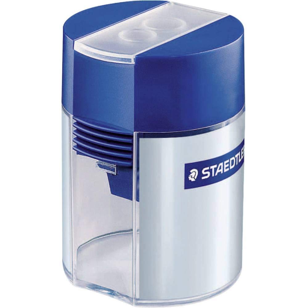 staedtler-temperamatite-a-due-fori-con-serbatoio-512-001-blu-argento image 2