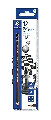 staedtler-mars-lumograph-black-100b-matita-grafite-7b-12-pezzi image 7