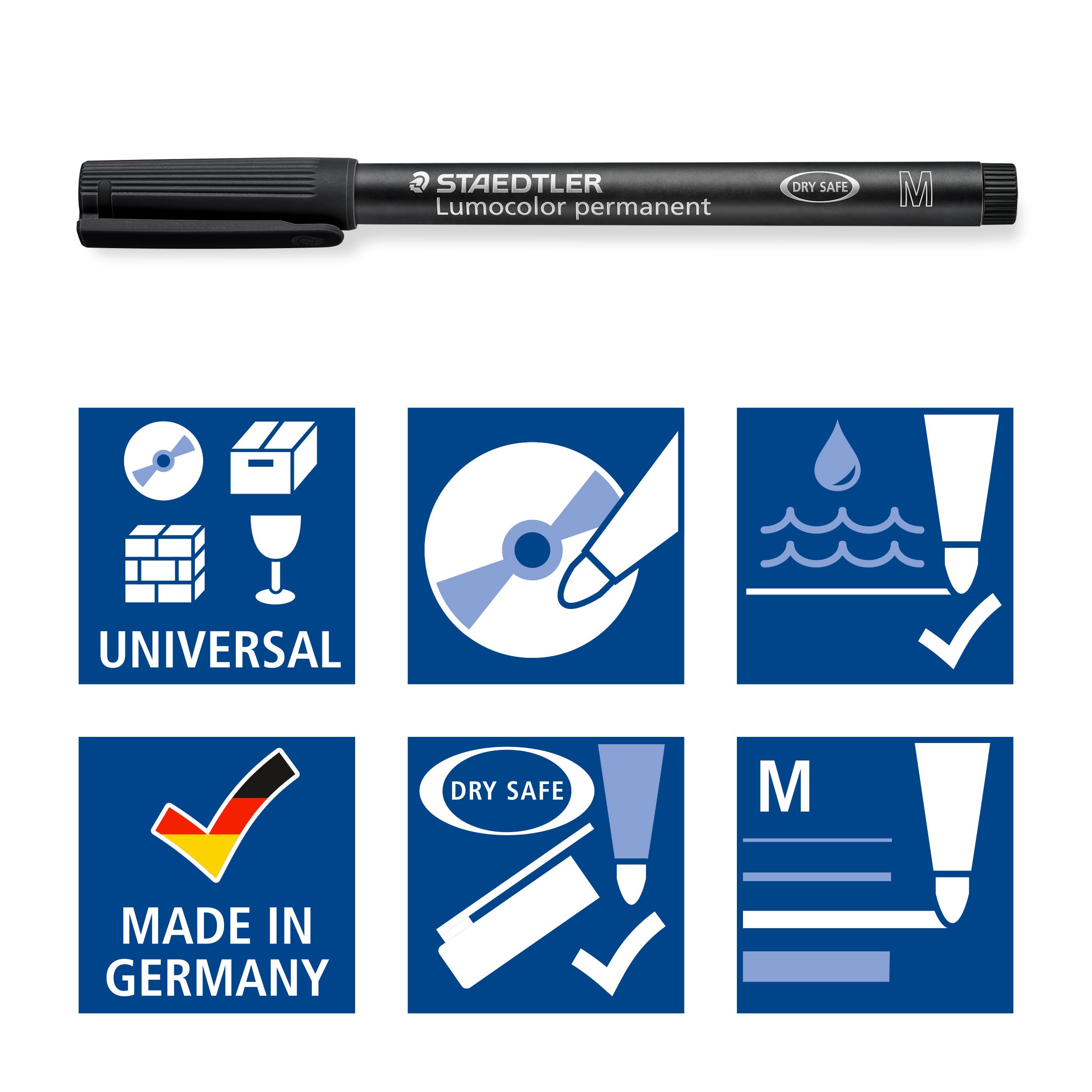 staedtler-pennarello-permanente-nero-1-0-mm-impermeabile-ricaricabile image 4