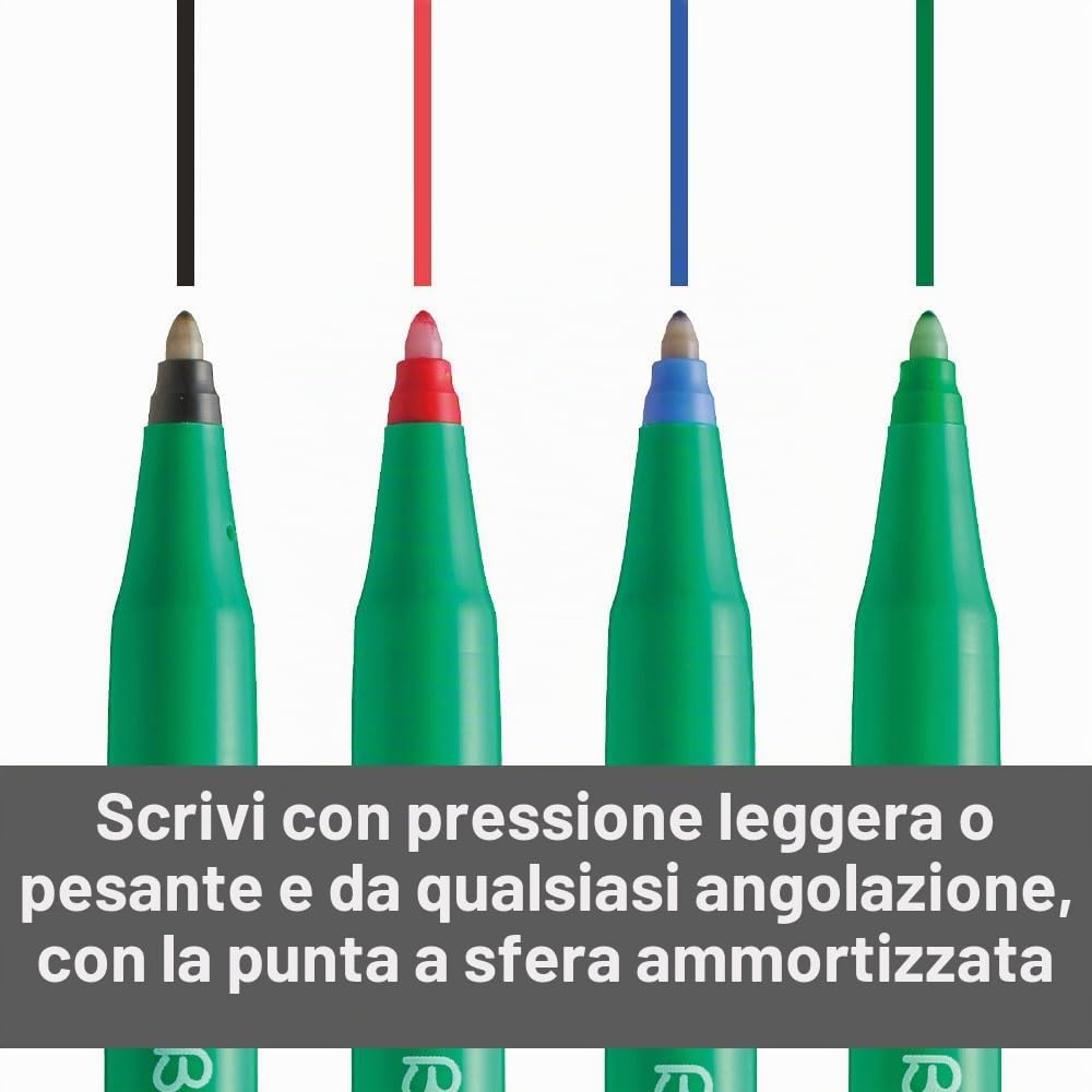 pentel-r56-rolling-writer-roller-punta-resina-blu-confezione-12-pezzi image 4