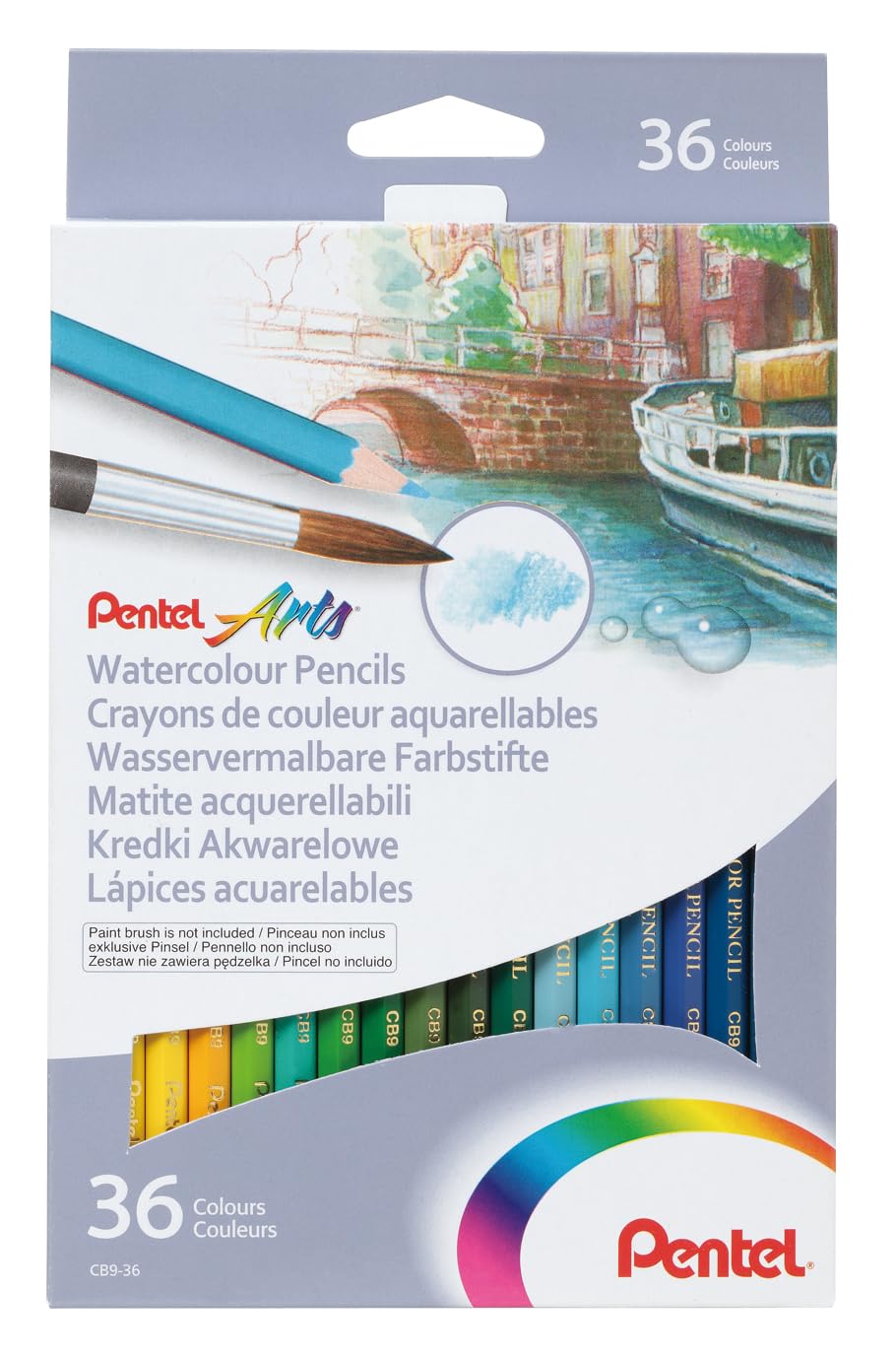 pentel-cb9-matite-colorate-acquerellabili-12-pezzi-2-9-mm image 8