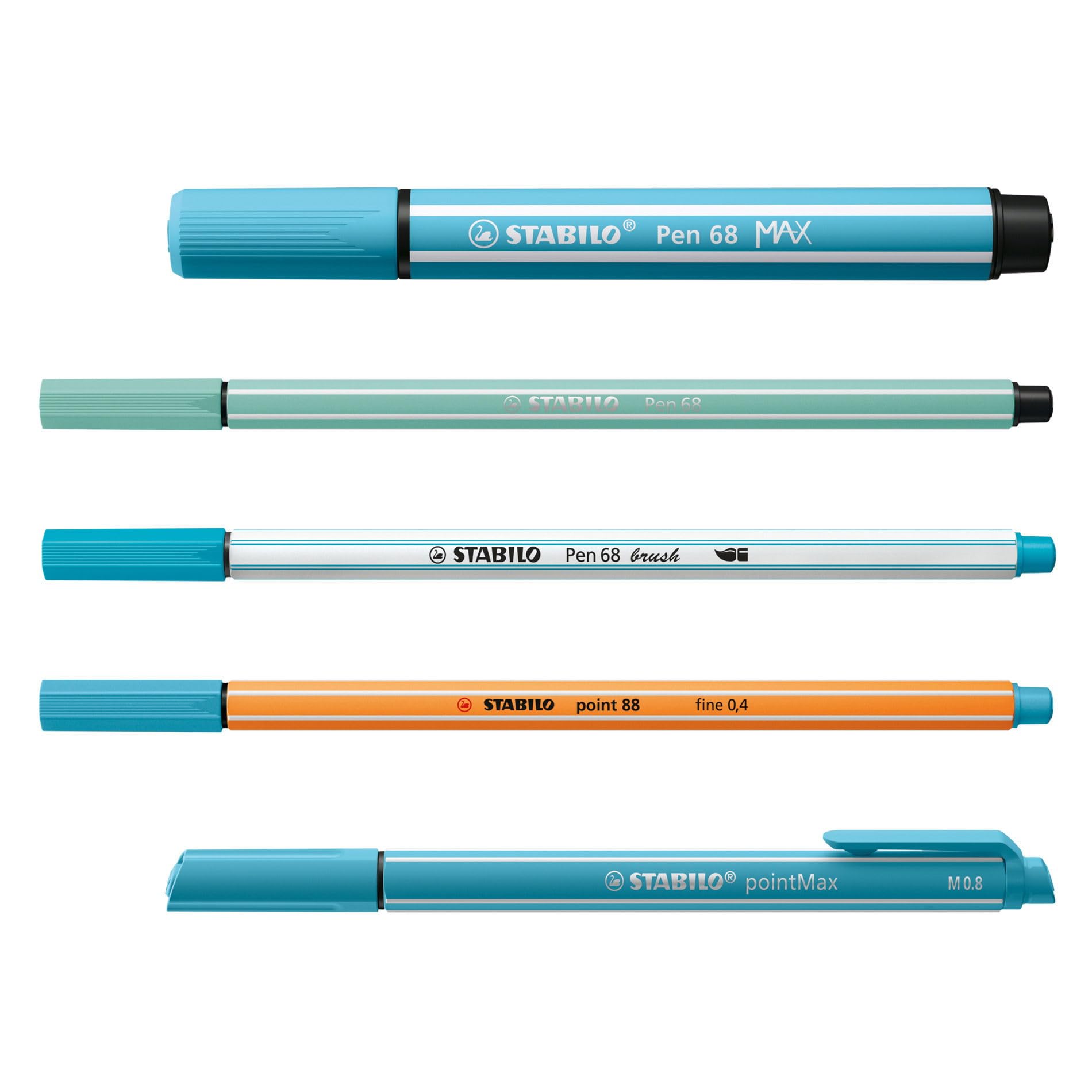 stabilo-arty-creative-set-cofanetto-55-pezzi-pen-68-brush-point-88-pointmax image 3