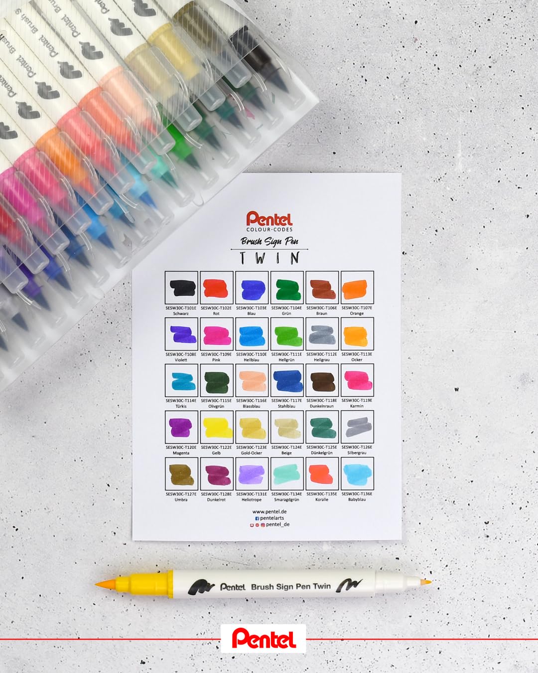 pentel-brush-sign-pen-twin-sesw30c-set-12-pennarelli-doppia-punta image 5