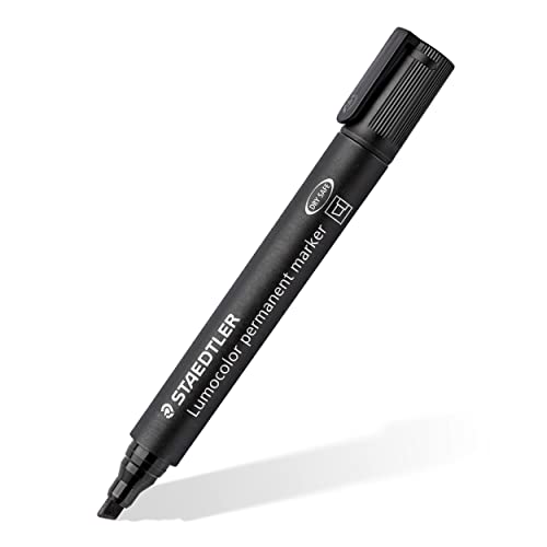 staedtler-lumocolor-352-pennarello-indelebile-nero-punta-a-scalpello-2-5-mm image 8