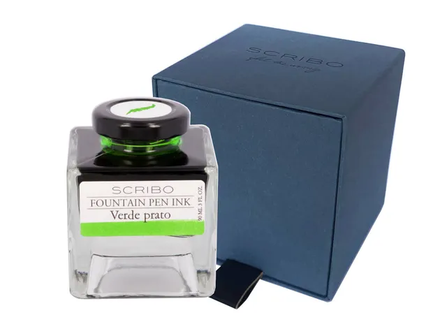 scribo-inchiostro-stilografica-verde-prato-fountain-pen-ink-collection image 1