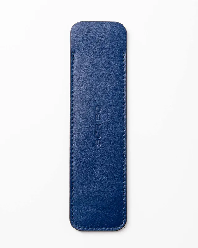 scribo-astuccio-in-pelle-astuzen-blu-pop-per-penne-stilografiche image 1