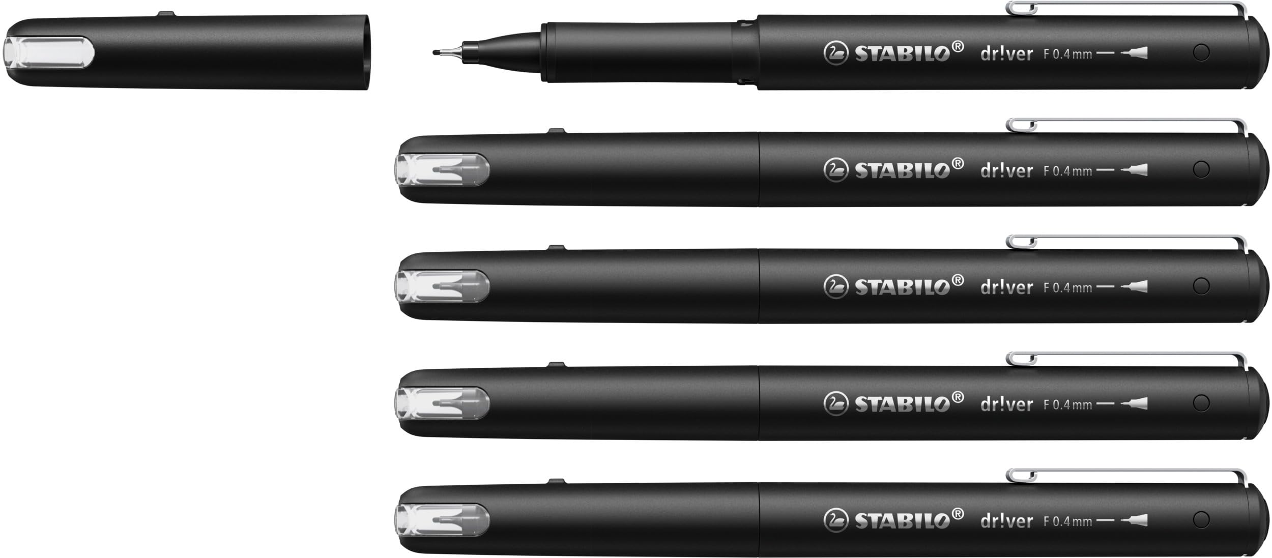 stabilo-dr-ver-fineliner-premium-punta-0-4-mm-0-8-mm-nero-opaco image 1