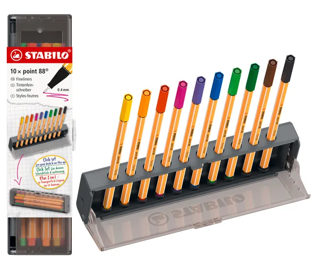 stabilo-point-88-fineliner-0-4-mm-punta-in-metallo image 1