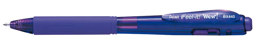 pentel-feel-it-wow-bx440-penna-a-sfera-a-scatto-1-0-mm-arancione-12-pz image 7