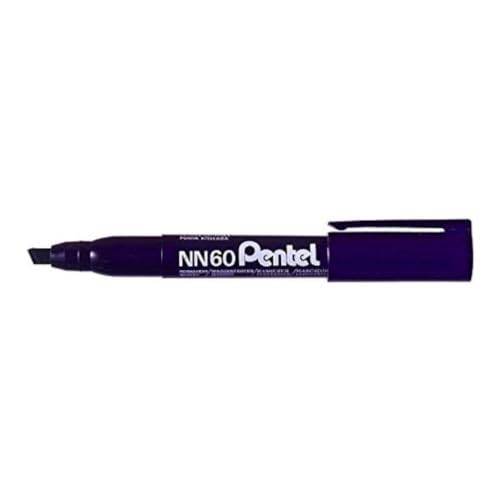 pentel-nn60-green-label-marcatore-permanente-punta-scalpello-nero-12-pezzi image 4