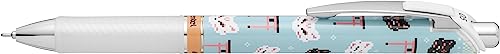pentel-bln75kw-energel-kawaii-0-5-mm-blu-set-2-penne-kitsune-cafe-2-refill-omagg image 8