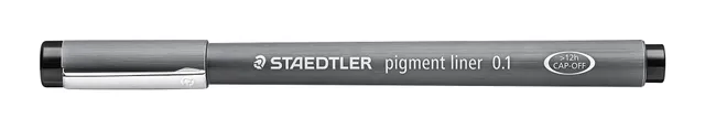 staedtler-pigment-liner-nero-0-1-mm-set-10-fineliner-per-disegno-tecnico-e-scrit image 1