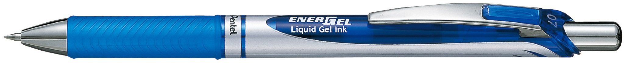 pentel-energel-bl77-roller-gel-a-scatto-0-7-mm-nero-blu image 2