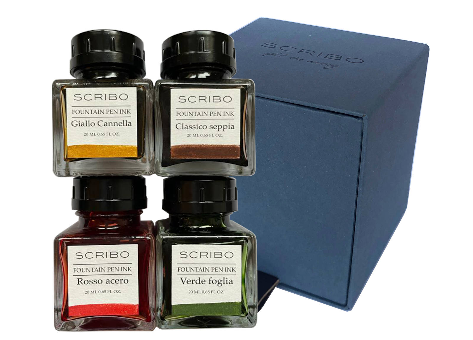 scribo-mini-ink-collection-autumn-limited-edition-set-inchiostri-4x20ml image 1