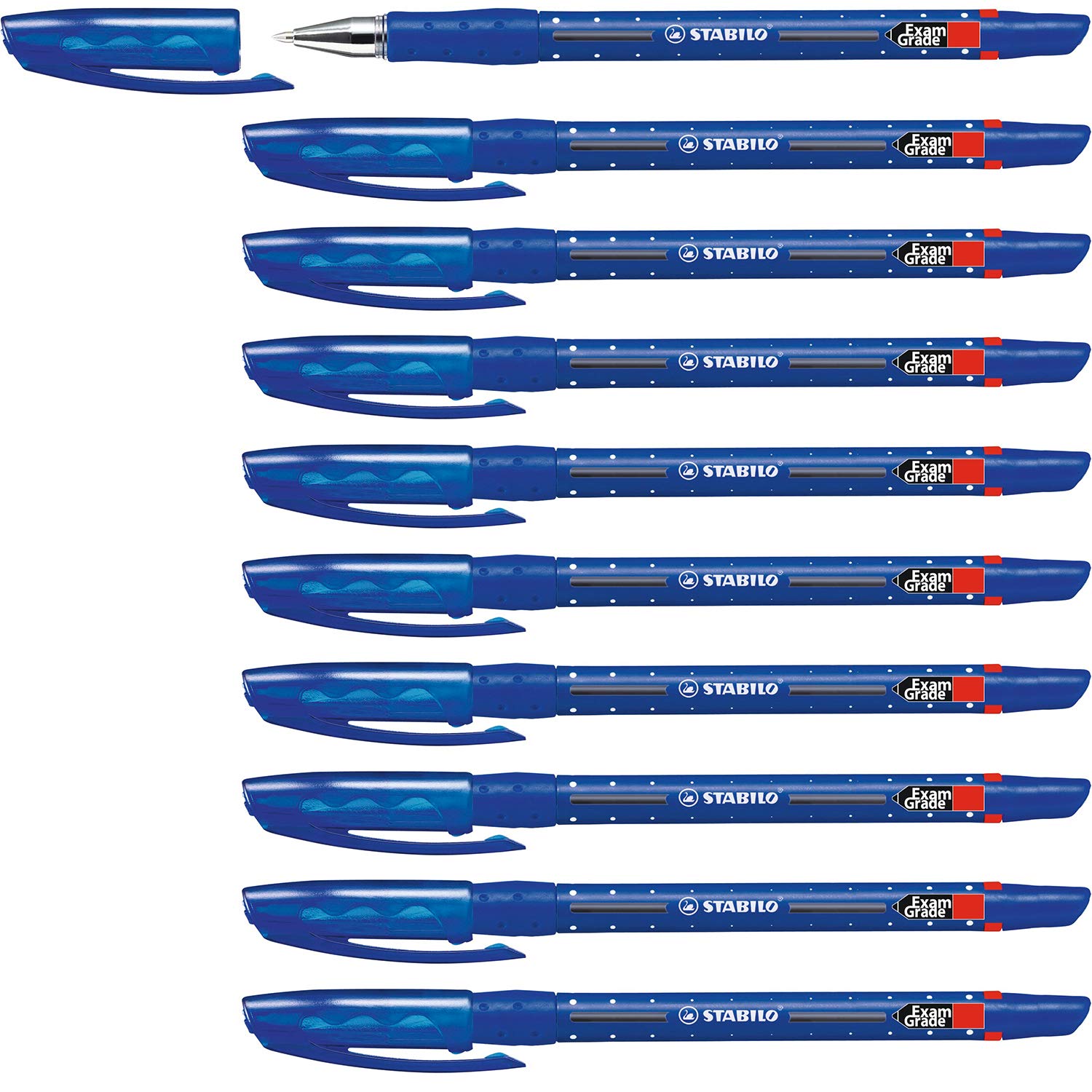 stabilo-exam-grade-penna-a-sfera-ricaricabile-0-45-mm-nero-blu-rosso image 5