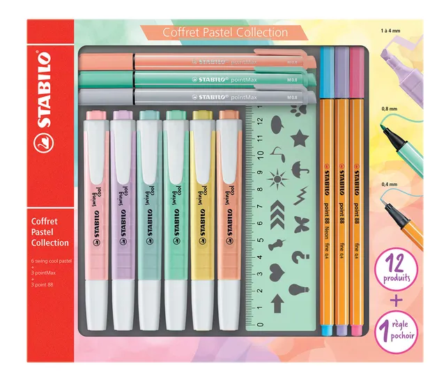 stabilo-pastel-collection-set-creativo-13-pezzi-per-bullet-journal image 1