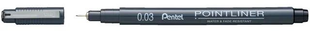 pentel-s20p-pointliner-nero-punta-0-03-mm-set-12-pezzi image 1