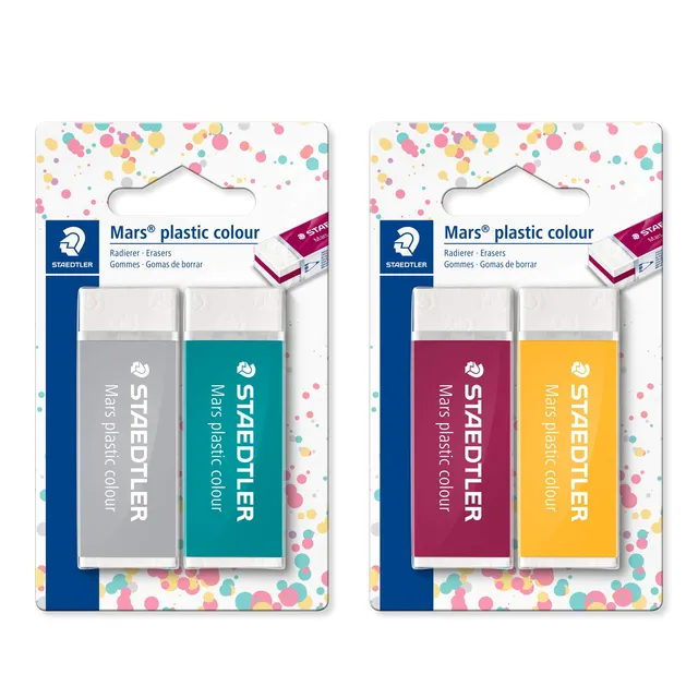 staedtler-mars-plastic-colour-sandwich-gomma-blister-da-2-pezzi image 1
