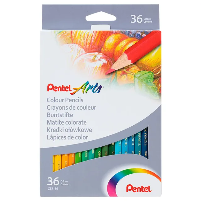 pentel-cb8-matite-colorate-36-pezzi image 1