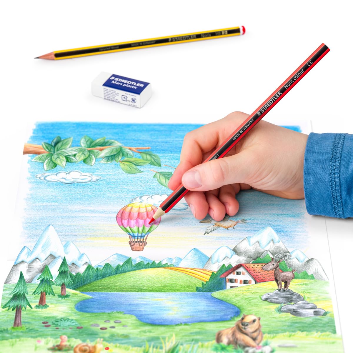 staedtler-noris-colour-matite-colorate-cancellabili-12-pezzi image 3