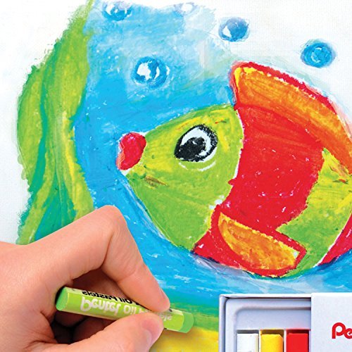pentel-phn-pastelli-a-olio-sunburst-confezione-da-12-pezzi image 6