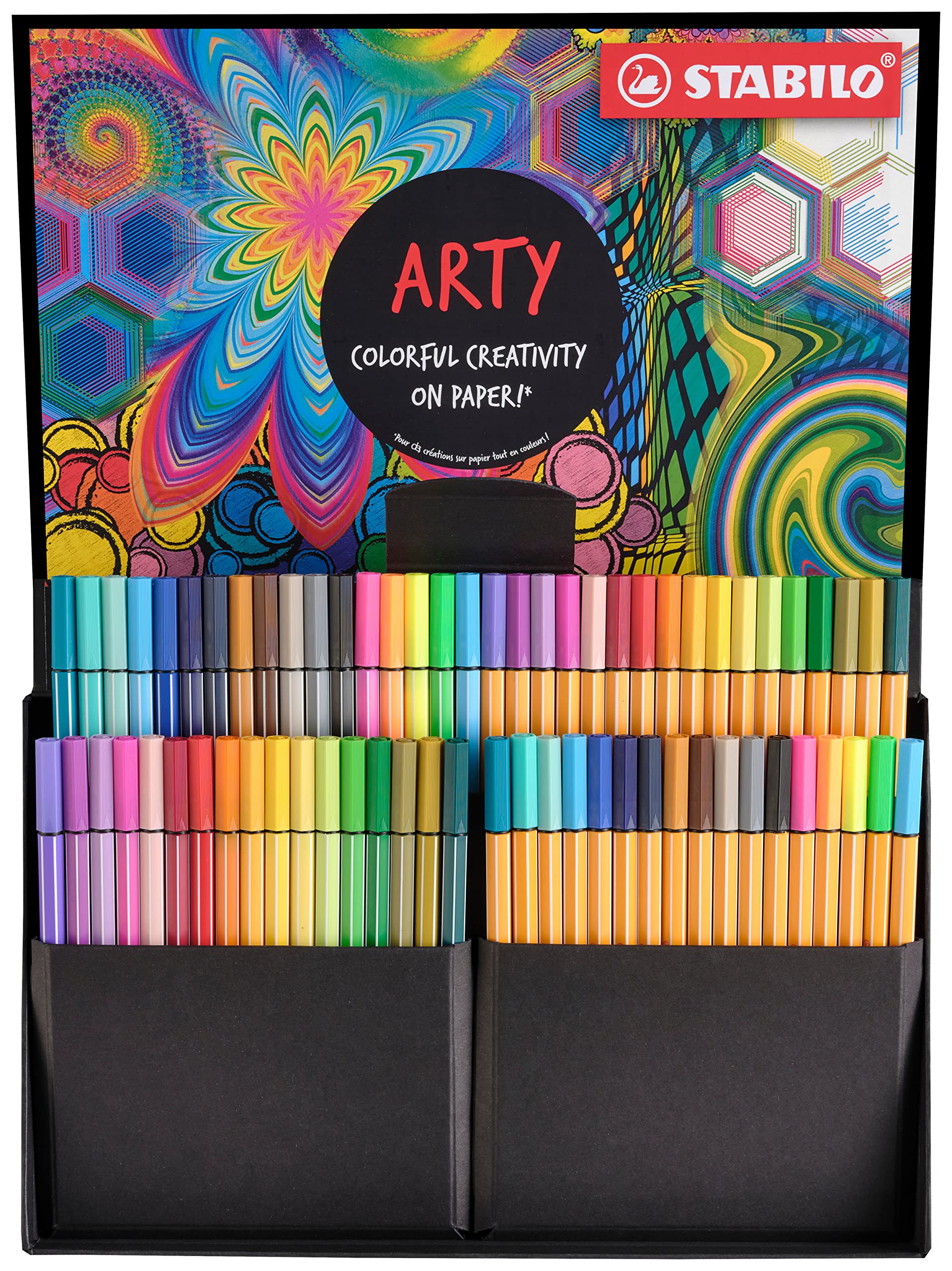 stabilo-arty-creative-set-cofanetto-55-pezzi-pen-68-brush-point-88-pointmax image 8