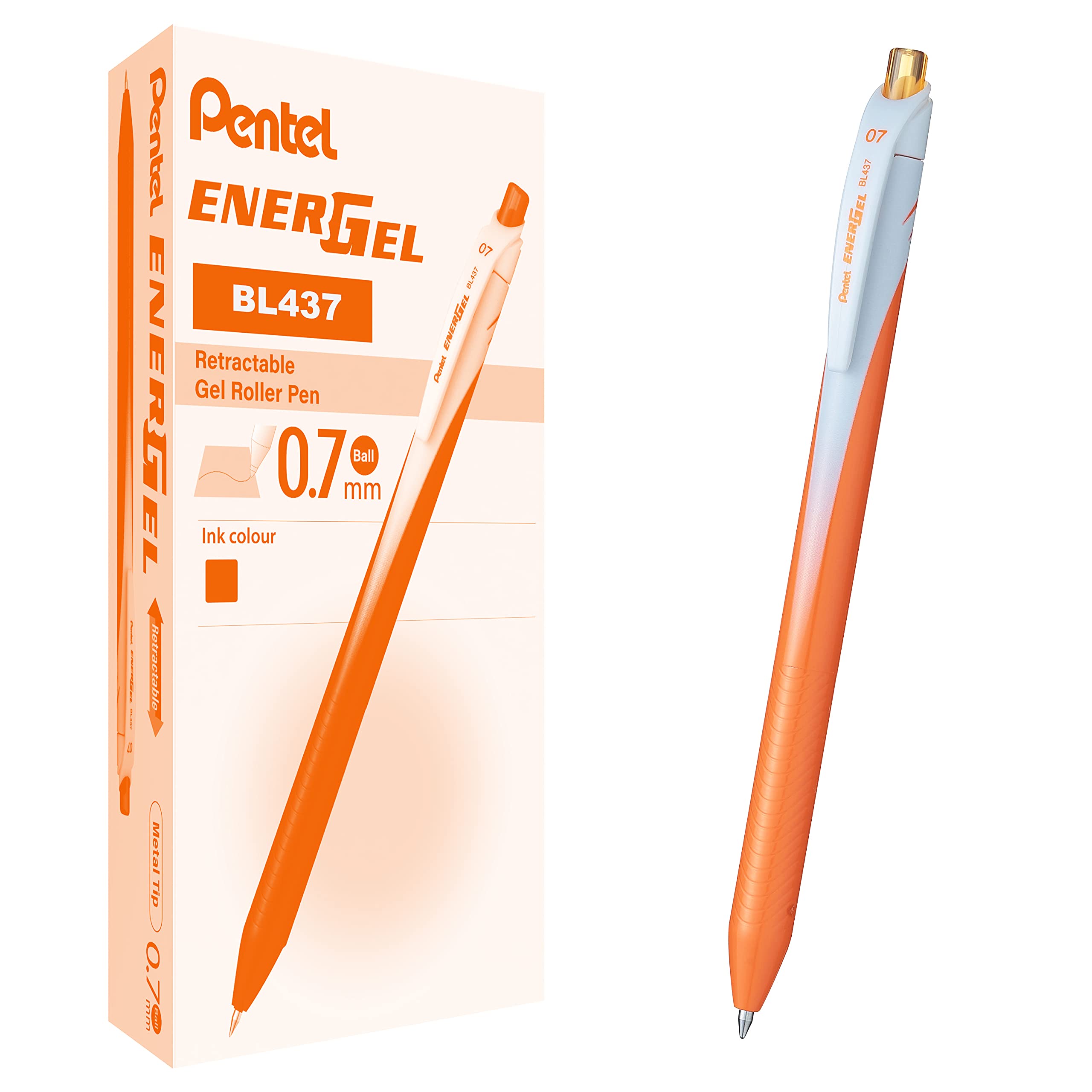 pentel-energel-slim-bl437-roller-a-scatto-0-7-mm-nero-confezione-12-pezzi image 6