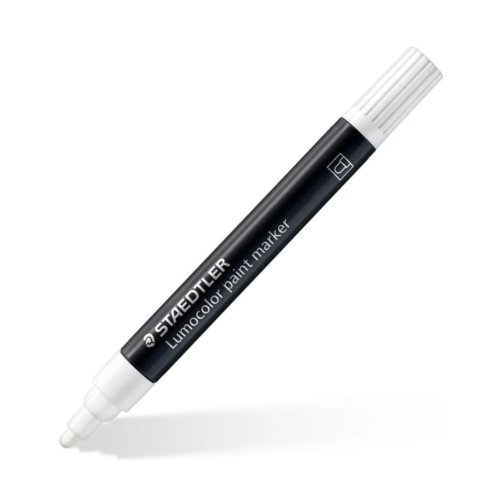 staedtler-lumocolor-pennarello-acrilico-bianco-coprente-2-4-mm-confezione-10-pez image 1