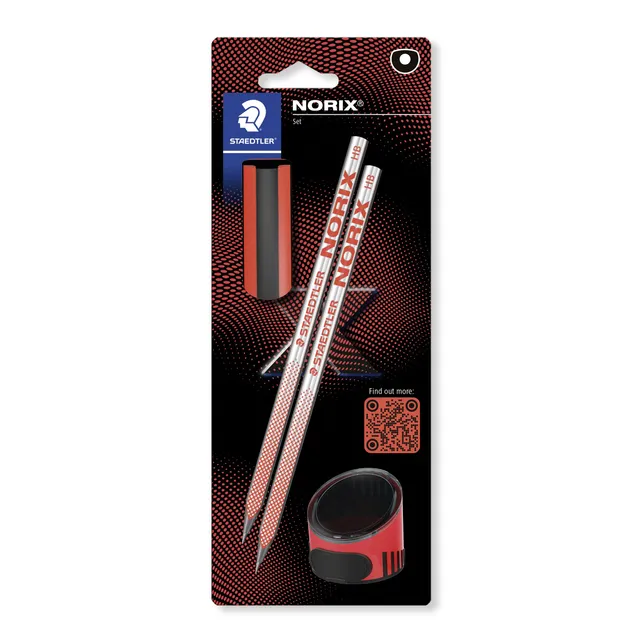 staedtler-noris-tribute-norix-181-matita-hb-set-da-2-gomma-e-temperino image 1