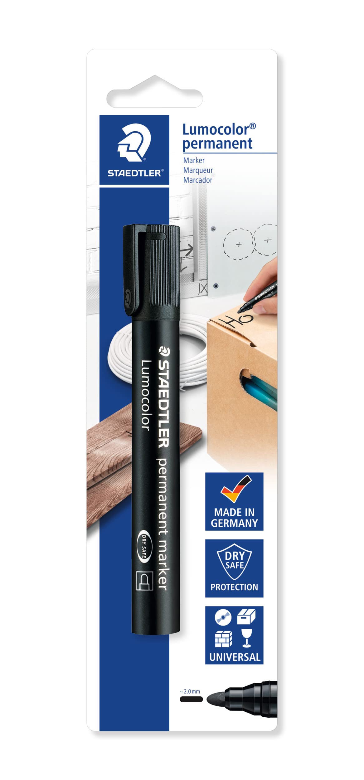 staedtler-lumocolor-352-marcatore-permanente-punta-2-0-mm-nero image 1