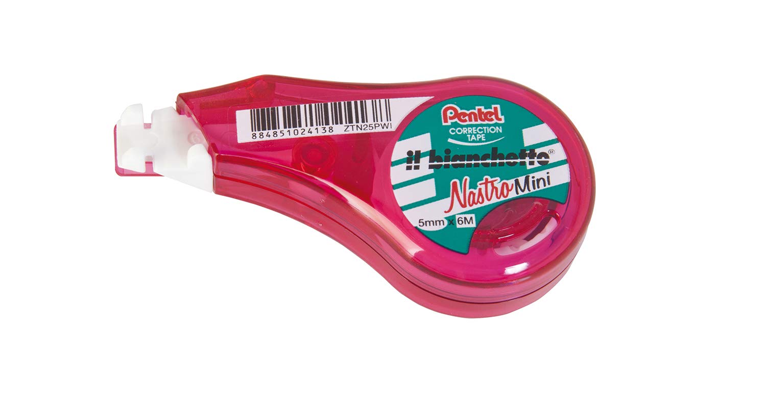 pentel-ztn25-bianchetto-a-nastro-mini-5-0-mm-x-6-m-set-4-pz-colori-assortiti image 6