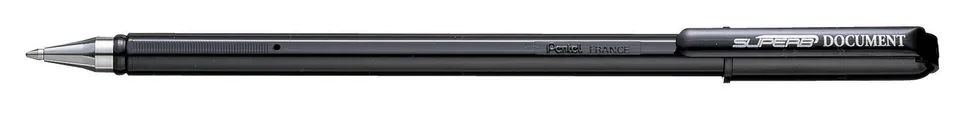 pentel-bk77mdk-superb-document-penna-a-sfera-nero-1-0-mm-12-pz image 1