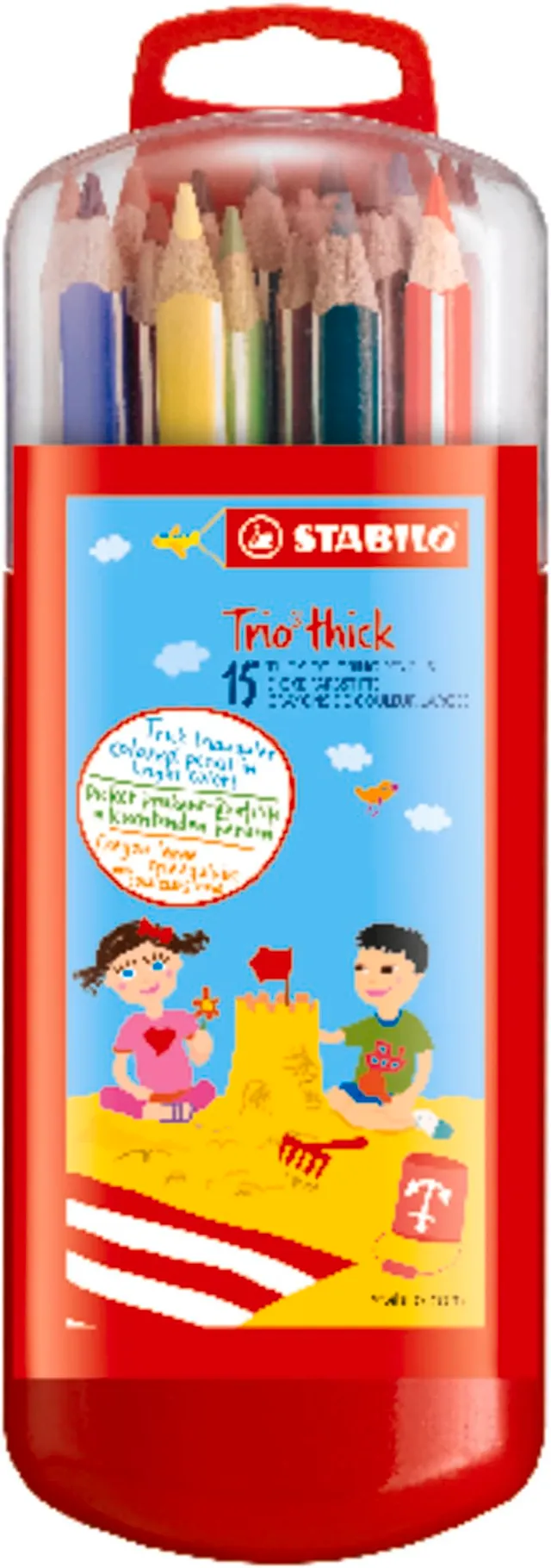 stabilo-trio-thick-matita-colorata-triangolare-ergonomica image 1