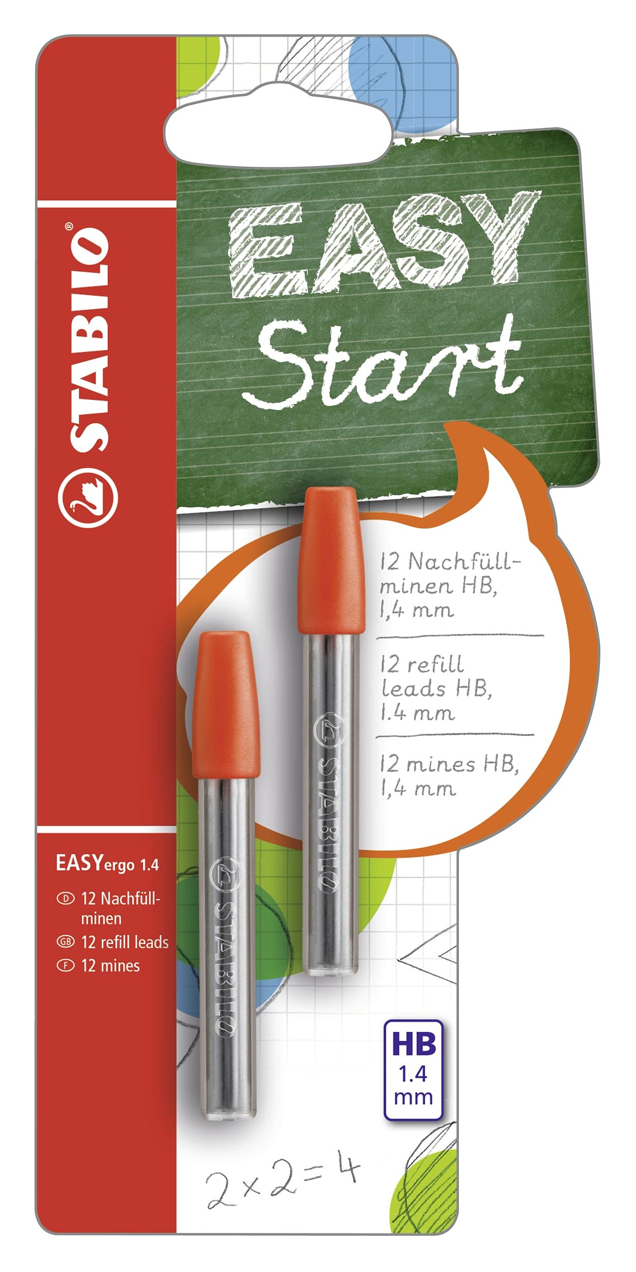 stabilo-easyergo-1-4-mine-per-matita-ergonomica-hb image 1